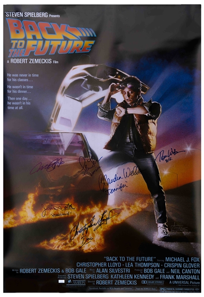 ''Back to the Future'' Cast-Signed Poster